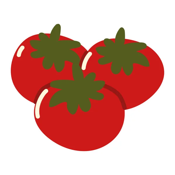 Färska tomater — Stock vektor