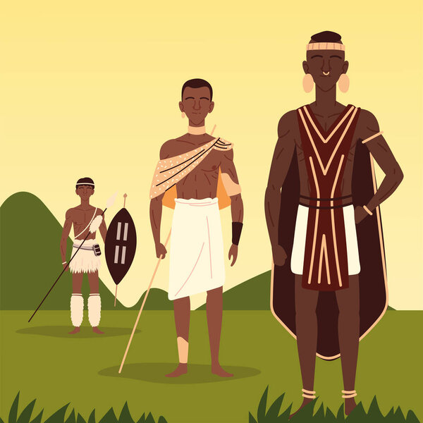 aborigines african men
