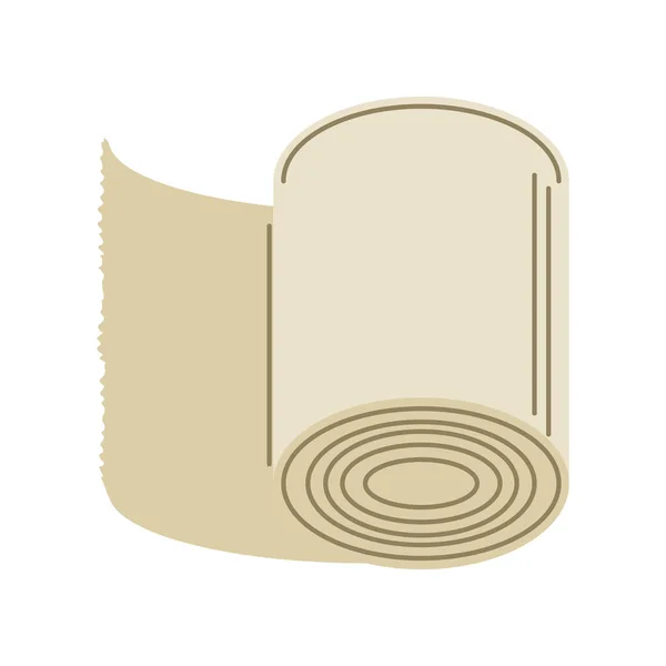 Rollo de papel desechable — Vector de stock