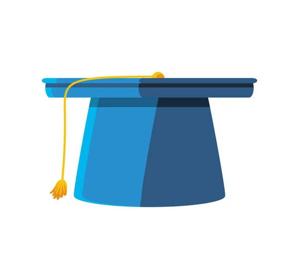 Educación sombrero de graduación — Vector de stock