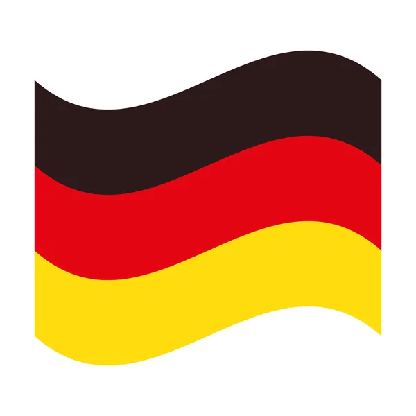 Drapeau national allemand — Image vectorielle