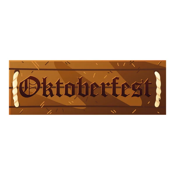 Letrero de oktoberfest — Archivo Imágenes Vectoriales