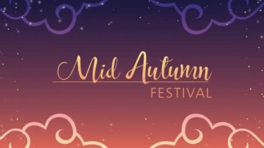 Sonbahar ortası festivali gökyüzü sahneleriyle dolu.