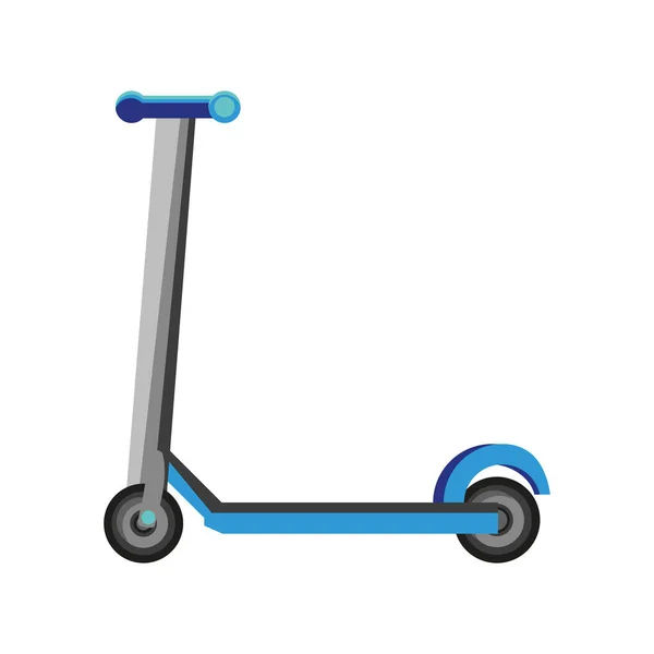 Kick scooter écologique — Image vectorielle