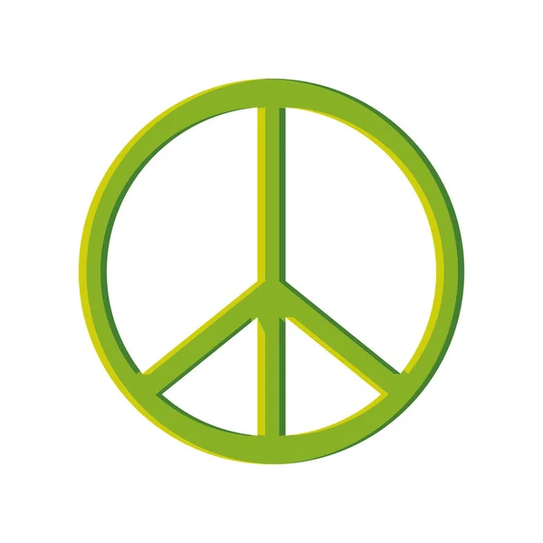 Зелений символ мир — стоковий вектор