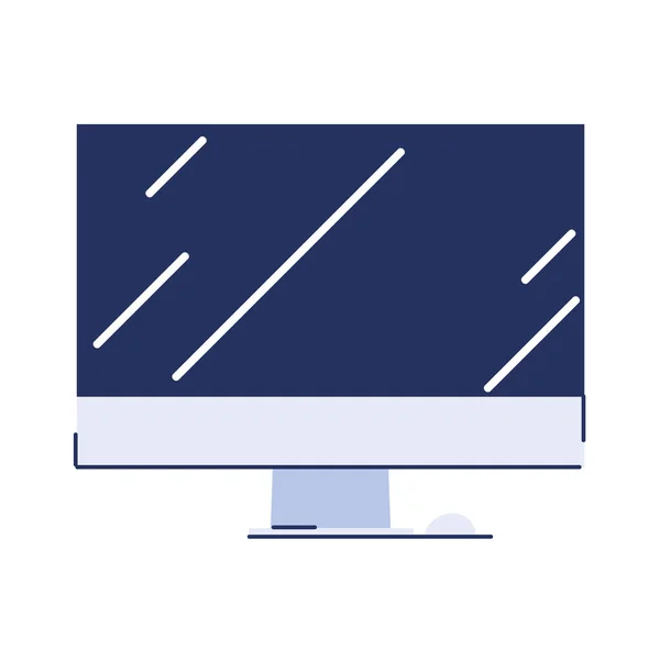 Computerbildschirm-Ikone — Stockvektor