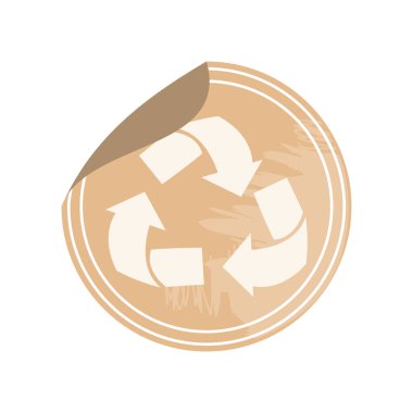 Geri dönüşüm işareti etiketi