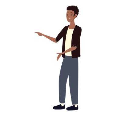 Afro-Amerikalı genç adam