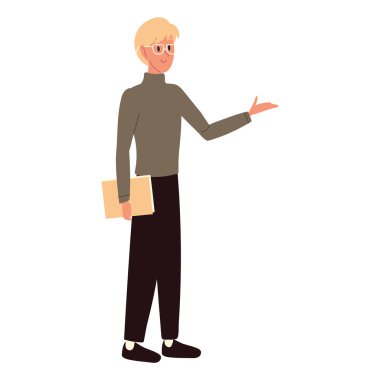 Dizini olan bsuinessman