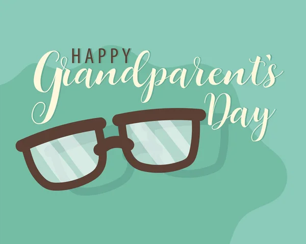 Heureux grands-parents festif — Image vectorielle