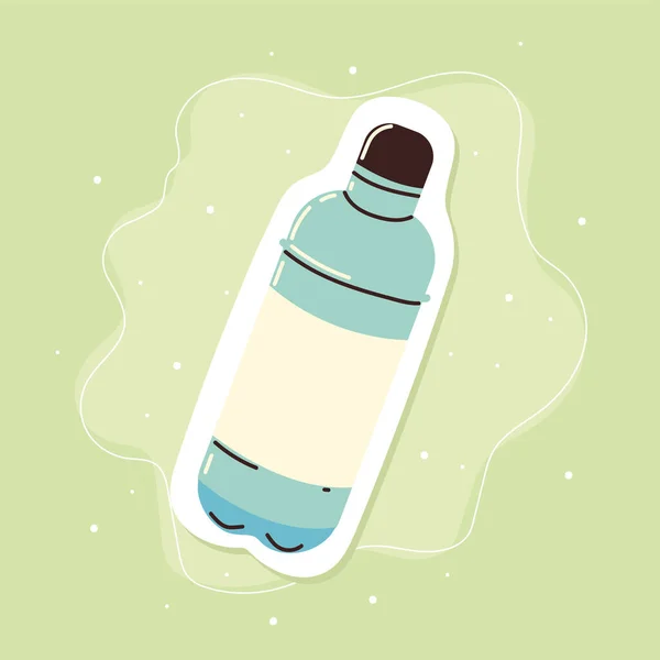 Bottle water reuse — Stock Vector