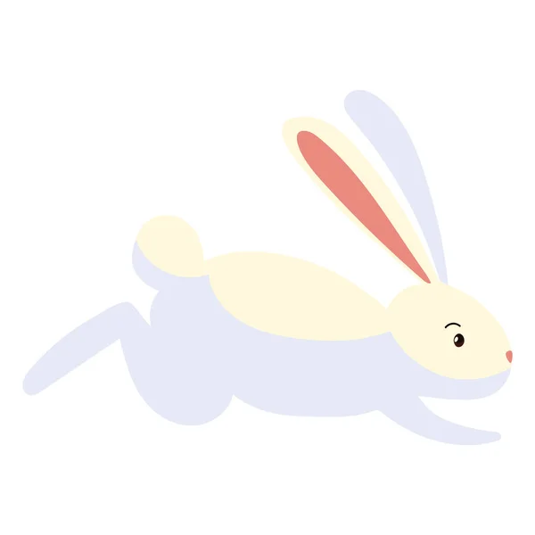 Bonito coelho desenhos animados — Vetor de Stock