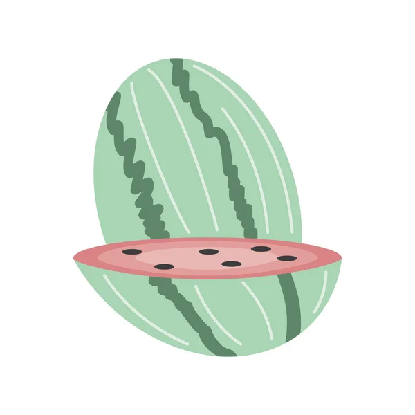 Watermeloen fruit vers — Stockvector