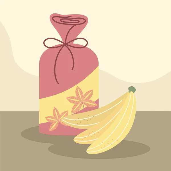 Δώρο και μπανάνα — Διανυσματικό Αρχείο