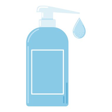 Dezenfektan şişesi.