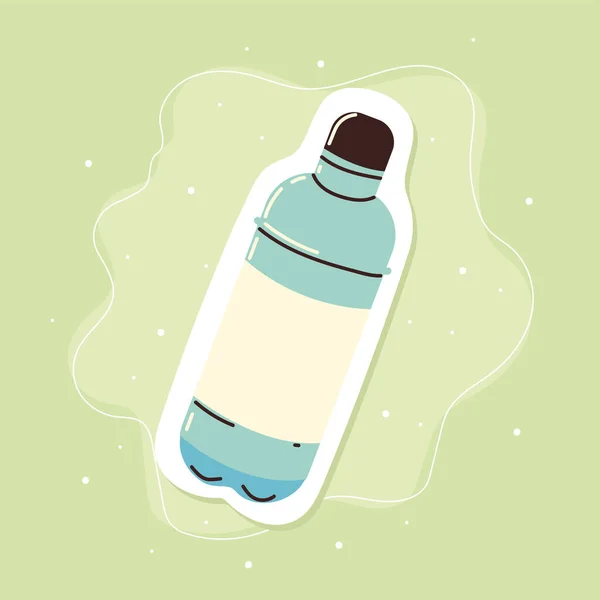 Reutilização da água da garrafa — Vetor de Stock