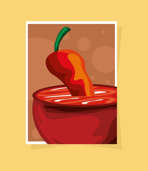 Sauce de piment — Image vectorielle