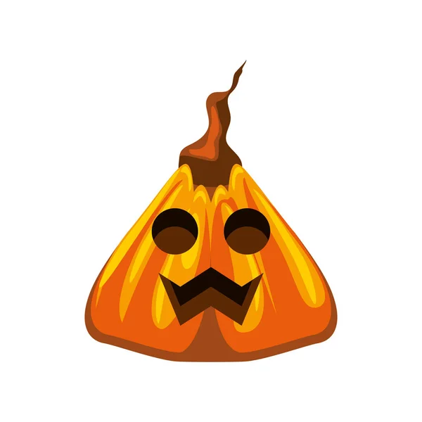 Desenho animado de abóbora de Halloween — Vetor de Stock