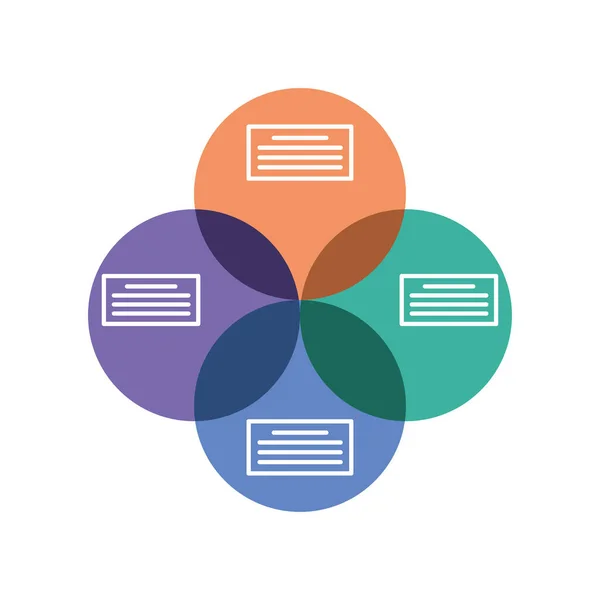 Diagram progress report — Stock Vector