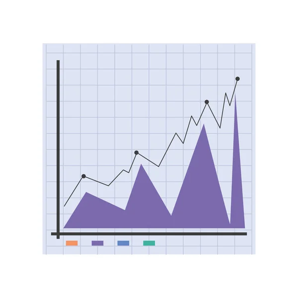 Croissance rapport financement — Image vectorielle