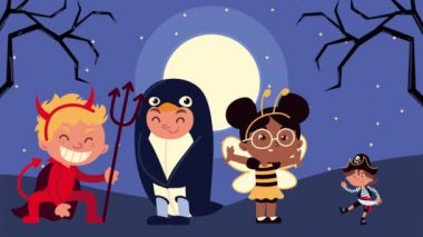 Bir grup çocukla Cadılar Bayramı animasyonunuz kutlu olsun.