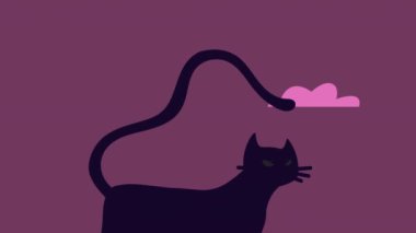 Kara Kedi çizgi filmiyle Cadılar Bayramı animasyonunuz kutlu olsun.