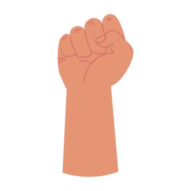 yükseltilmiş el hareketi