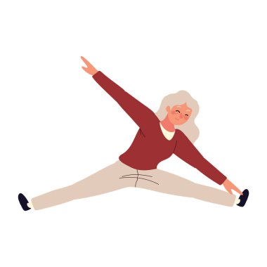 Tatlı yaşlı kadın.