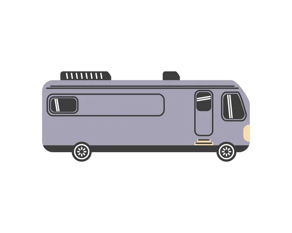 Grand véhicule camping-car — Image vectorielle