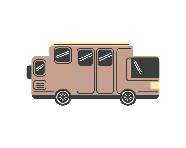 Caravan car vehicle — Stock Vector