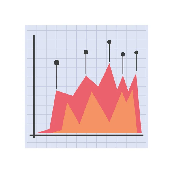 Diagrama del informe infográfico — Archivo Imágenes Vectoriales