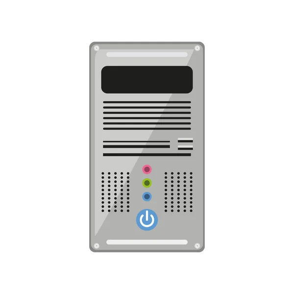 Computercase-apparatuur — Stockvector