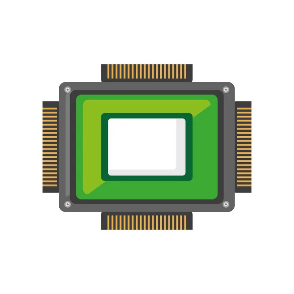 Tablero de circuito informático — Archivo Imágenes Vectoriales