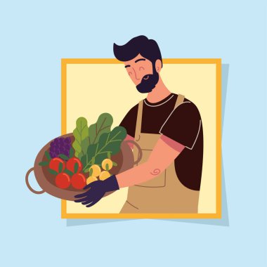 sebze adamla çiftçi