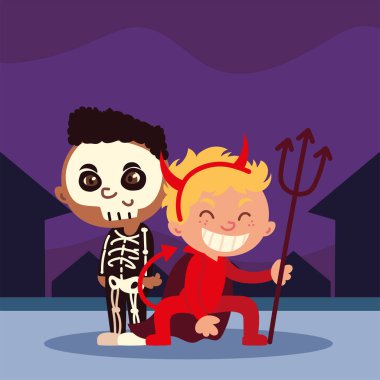 Çocuk kostümleri ile