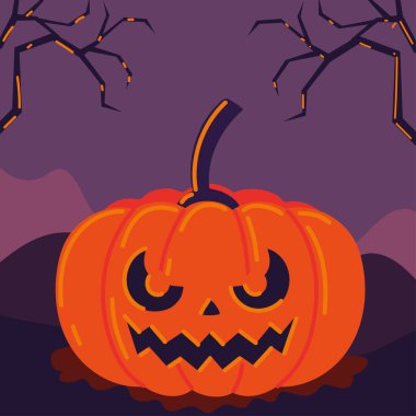 ürpertici Halloween balkabağı