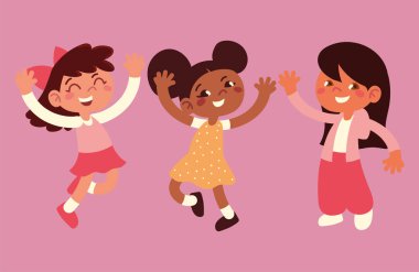 Mutlu küçük kızlar