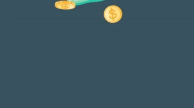 Faturalar ve madeni paralar.