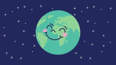 Evrendeki çizgi dünya karakteri