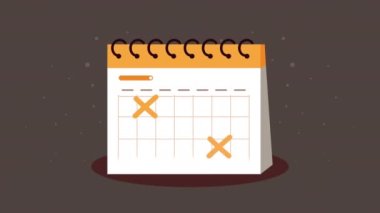 takvim anımsatma tarihi canlandırması