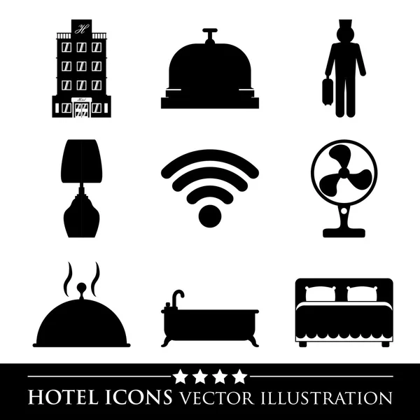 Diseño del hotel — Vector de stock