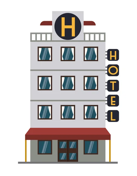 Hotel design — Stock vektor