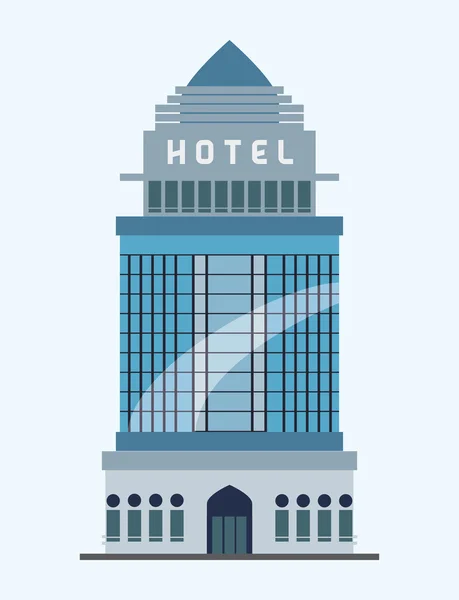 Diseño del hotel — Archivo Imágenes Vectoriales