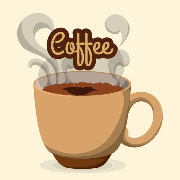 Koffie ontwerp — Stockvector