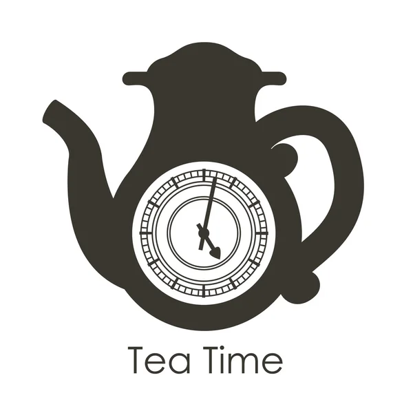 Design de chá — Vetor de Stock
