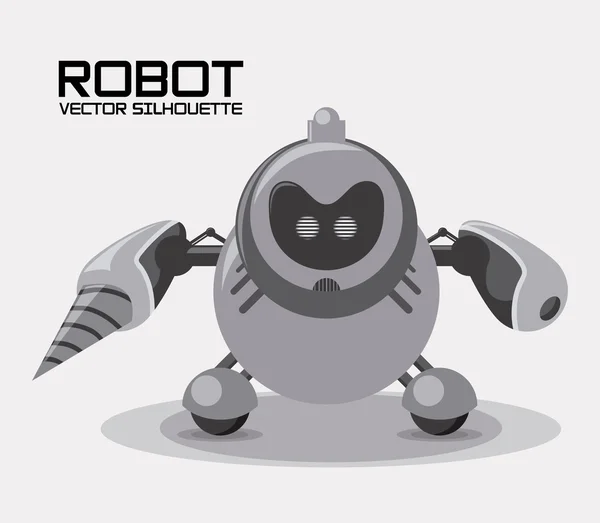 Desain robot - Stok Vektor