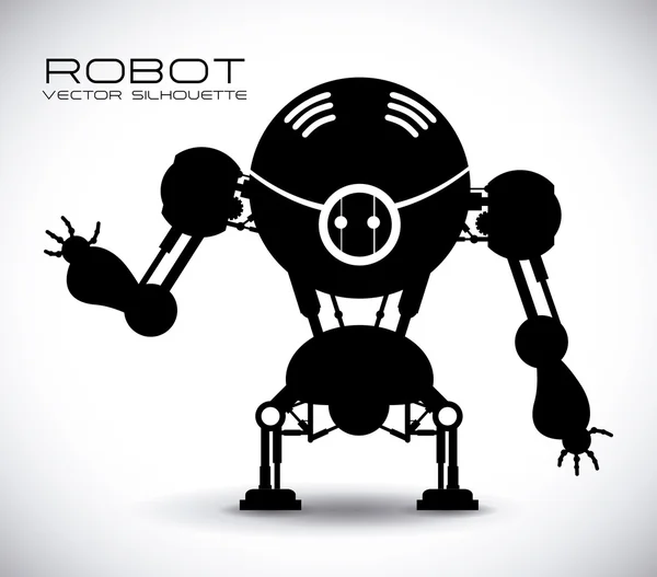 Desain robot - Stok Vektor