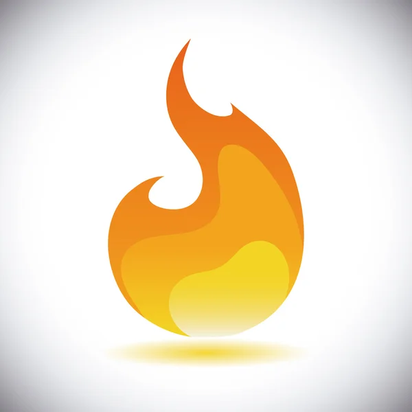 Diseño de fuego — Vector de stock