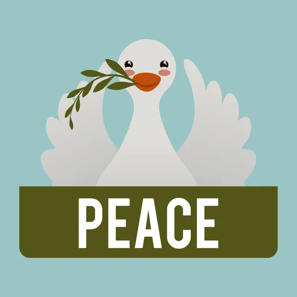Conception de paix — Image vectorielle