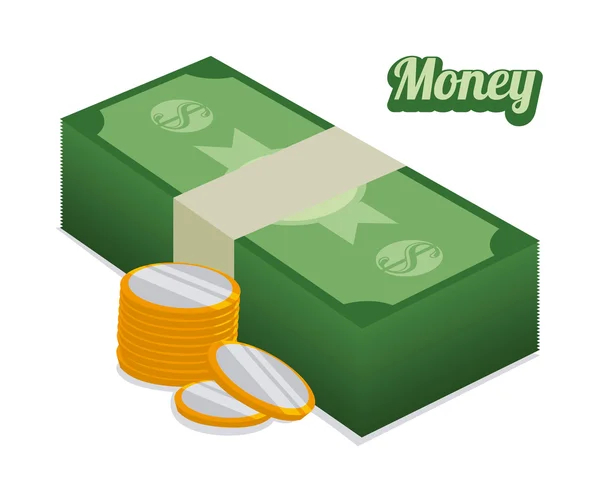 Ilustração do dinheiro — Vetor de Stock